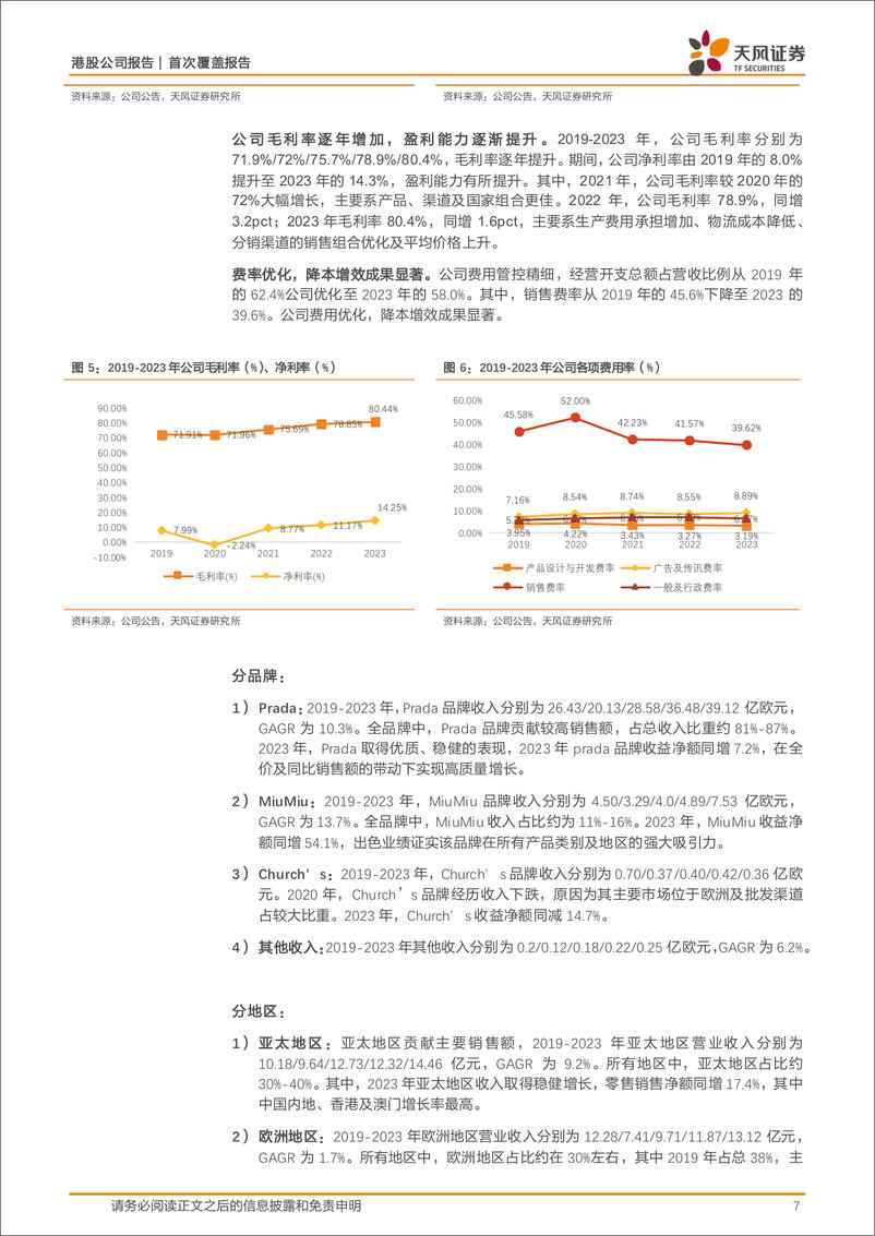 《普拉达(01913.HK)奢侈品行业领军，中国引领市场增长-240513-天风证券-22页》 - 第7页预览图