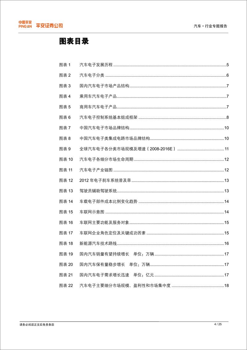 《平安证券-汽车电子专题报告：让汽车成为智慧伙伴》 - 第4页预览图