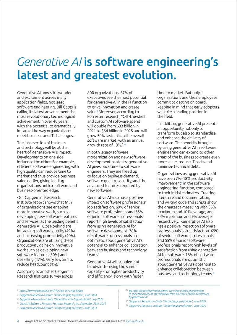 《Capgemini-观点：增强软件团队：如何从生成式人工智能中获得最大帮助（英）-2024-16页》 - 第4页预览图