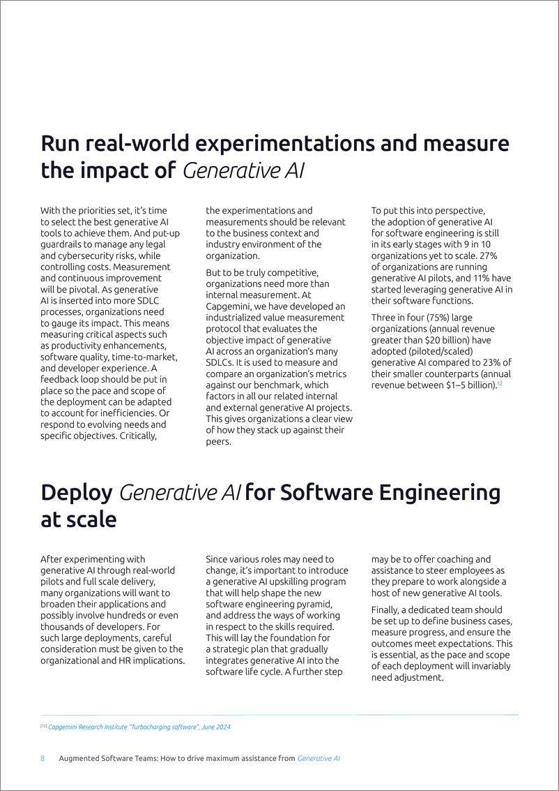 《Capgemini-观点：增强软件团队：如何从生成式人工智能中获得最大帮助（英）-2024-16页》 - 第8页预览图