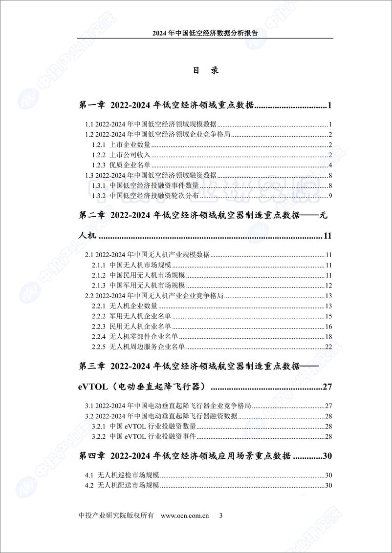 《中投顾问：2024年中国低空经济数据分析报告》 - 第3页预览图