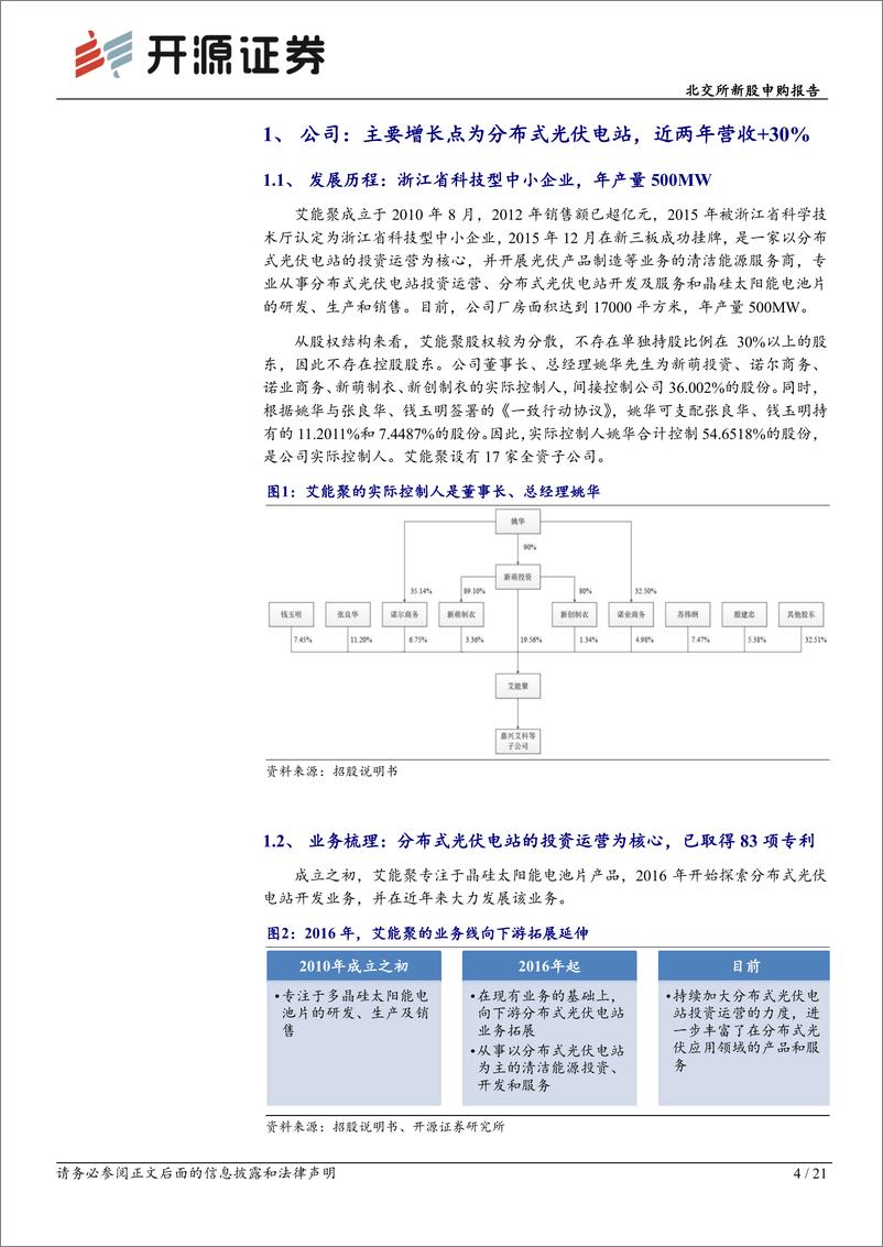 《北交所新股申购报告：艾能聚834770.BJ，分布式光伏电站投资为核心，黑硅电池片主营外销-20230212-开源证券-21页》 - 第5页预览图