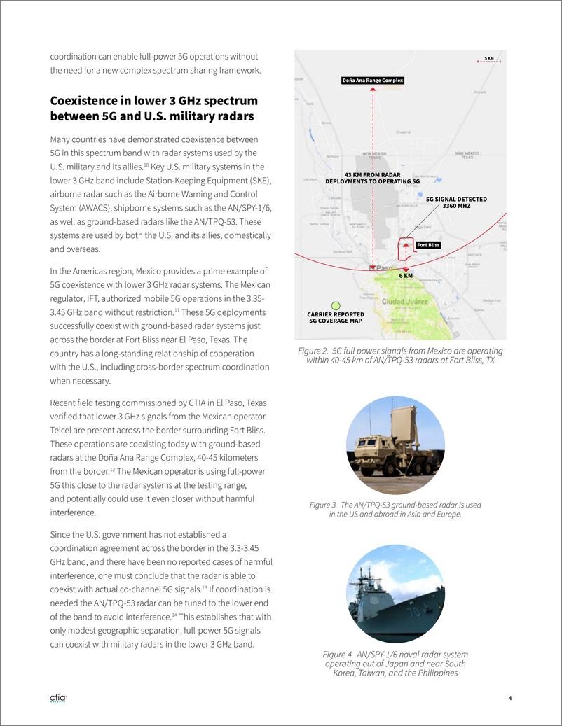 《Ctia-成功的军用雷达和5G在低3GHz频段共存：来自世界各地的证据（英）-2023.8-10页》 - 第5页预览图