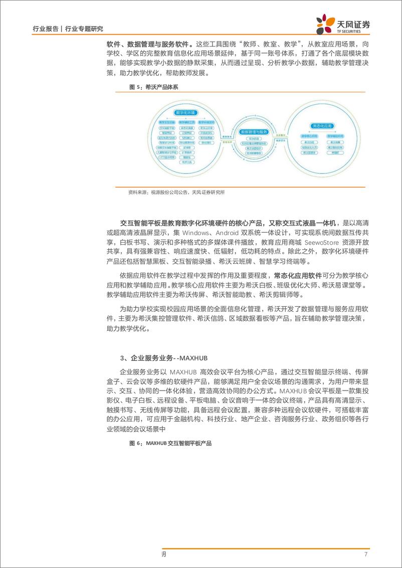 《商业贸易行业鸿合VS视源深度对比：鸿合海外发力，视源精耕产品-20190711-天风证券-29页》 - 第8页预览图