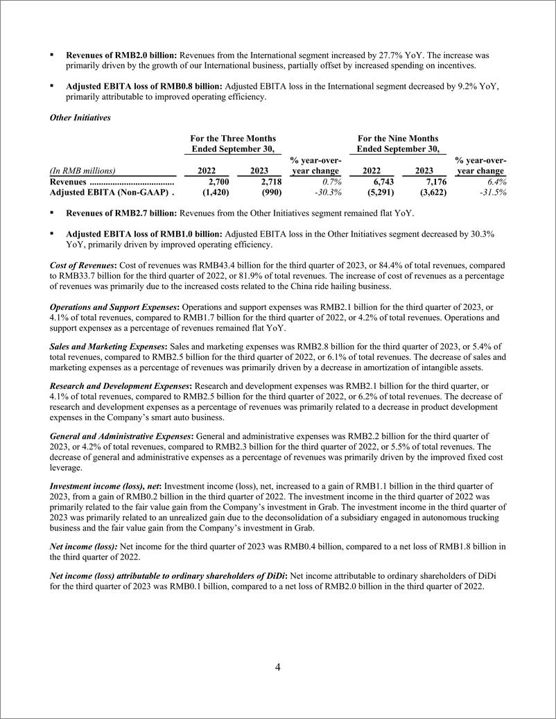 《滴滴2023年Q3财报-11页》 - 第4页预览图