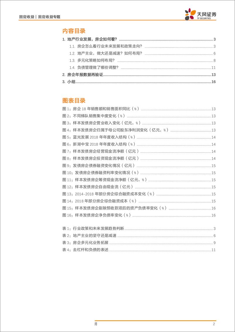 《房地产产业债专题研究：房企年报有哪些值得关注的信息？-20190522-天风证券-17页》 - 第3页预览图