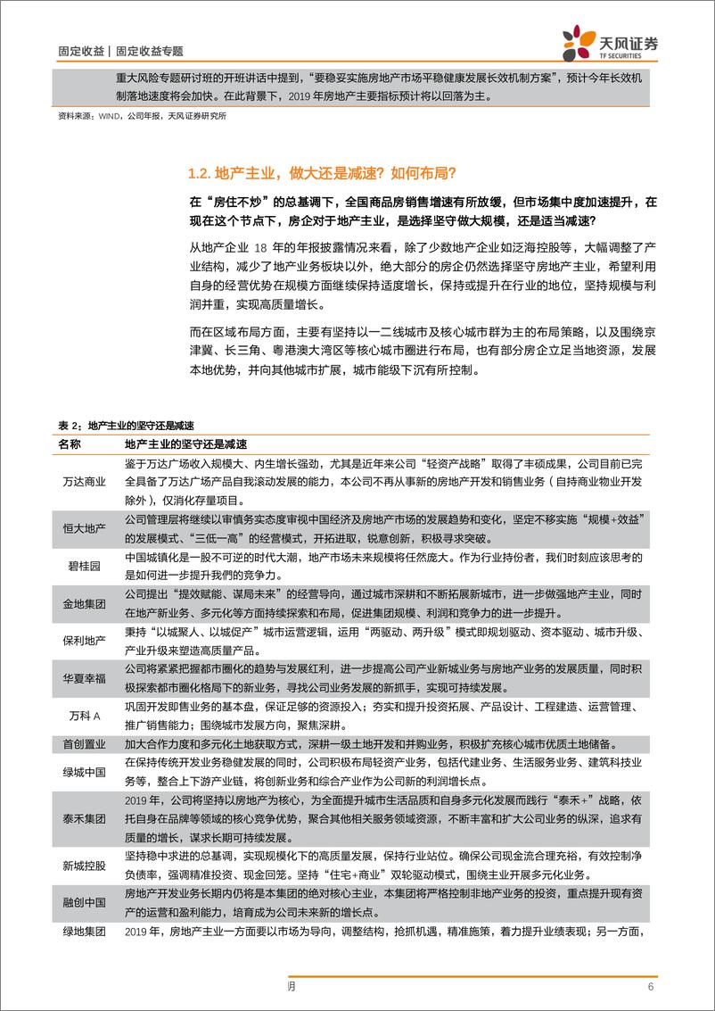 《房地产产业债专题研究：房企年报有哪些值得关注的信息？-20190522-天风证券-17页》 - 第7页预览图