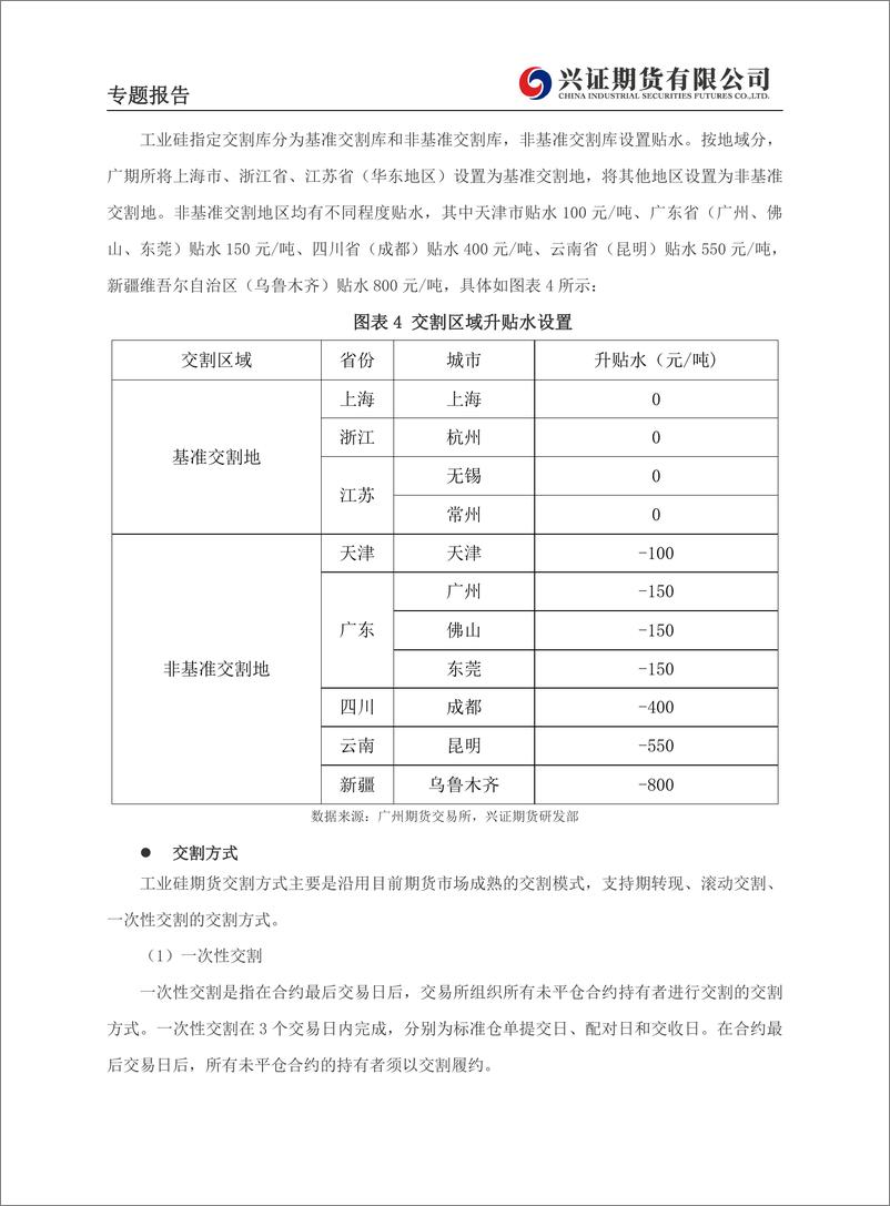 《工业硅专题报告：工业硅期货交割业务专题报告-20230719-兴证期货-19页》 - 第7页预览图