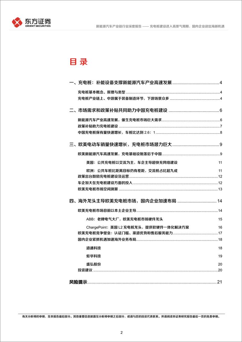 《新能源汽车产业链行业深度报告：充电桩系列报告，充电桩建设进入高景气周期，国内企业迎出海新机遇-20221230-东方证券-24页》 - 第3页预览图