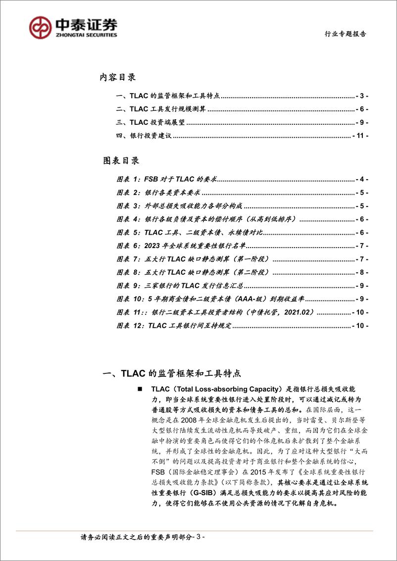 《银行资本监管专 TLAC 工具规模测算与展望》 - 第3页预览图