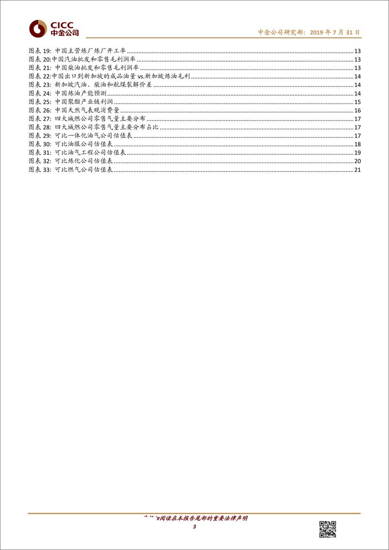 《石油天然气行业2H19行业展望：增储上产成效初现；油气体制改革继续推进-20190731-中金公司-24页》 - 第4页预览图