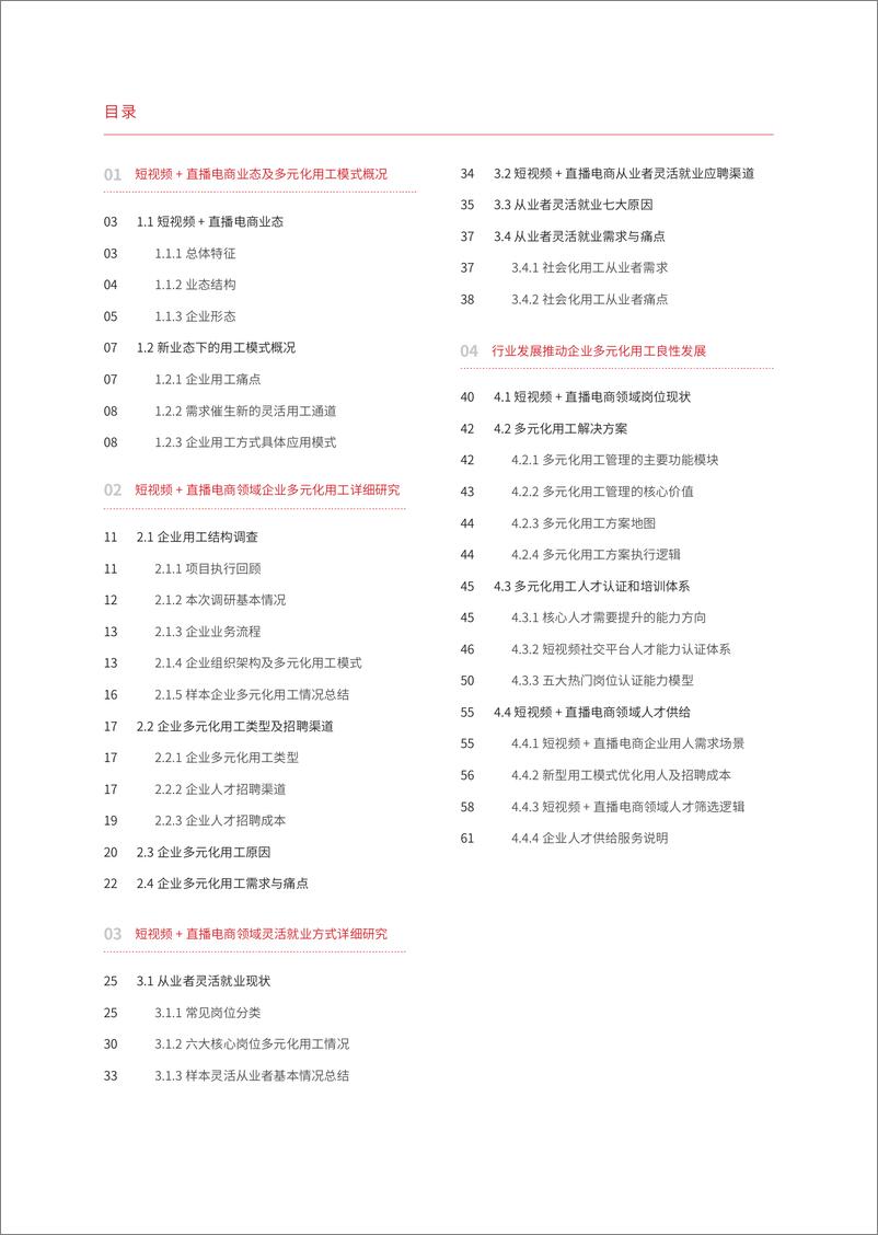 《短视频直播行业：中国短视频+直播电商领域多元化用工报告》 - 第3页预览图