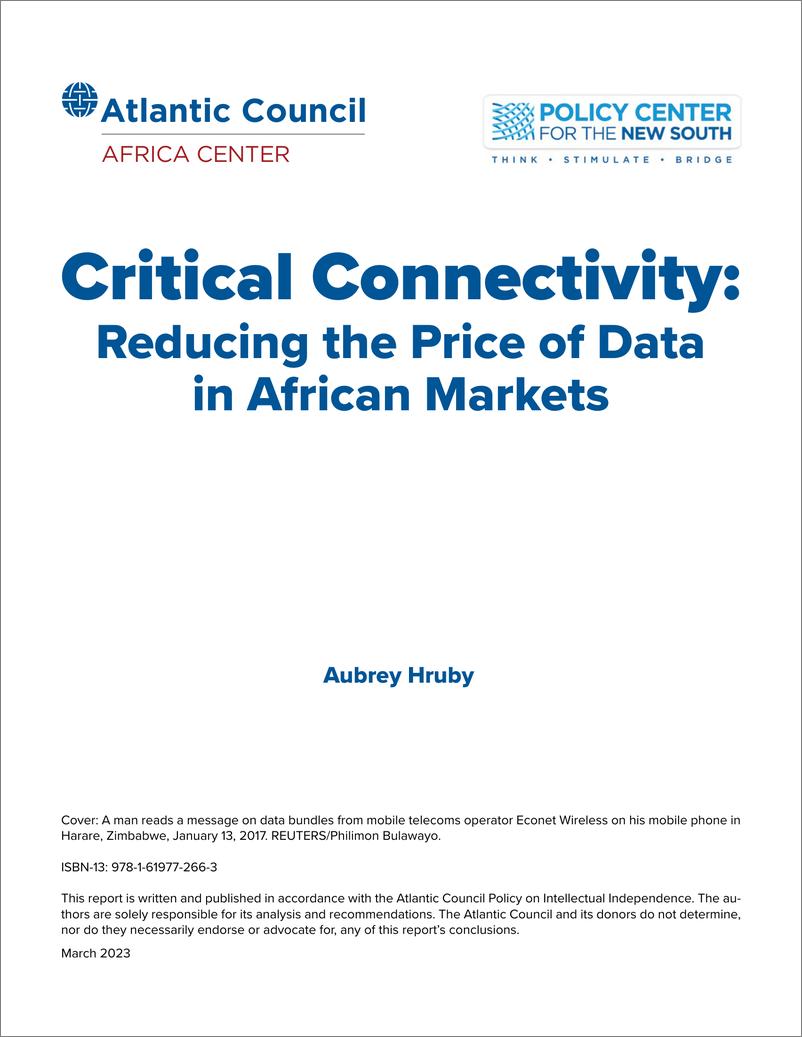 《大西洋理事会-关键连接：降低非洲市场的数据价格（英）-2023.3-24页》 - 第4页预览图