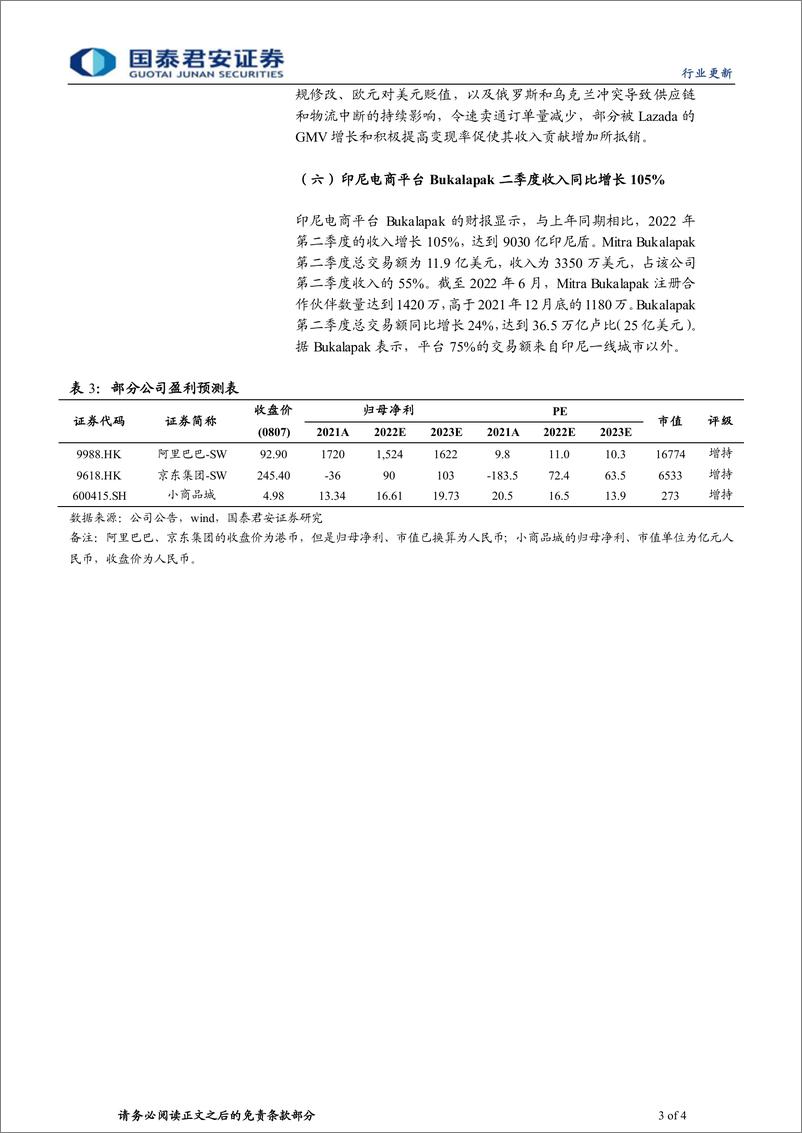 《跨境电商行业观察20：海外电商平台Q2分化，亚马逊等龙头数据好于预期》 - 第3页预览图