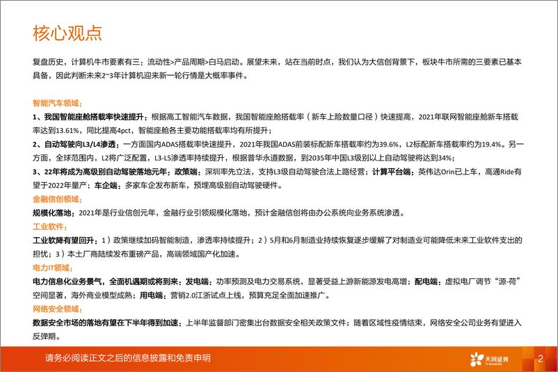 《计算机行业2022年中期策略报告：21年底的计算机正如18年的半导体-20220702-天风证券-40页》 - 第3页预览图