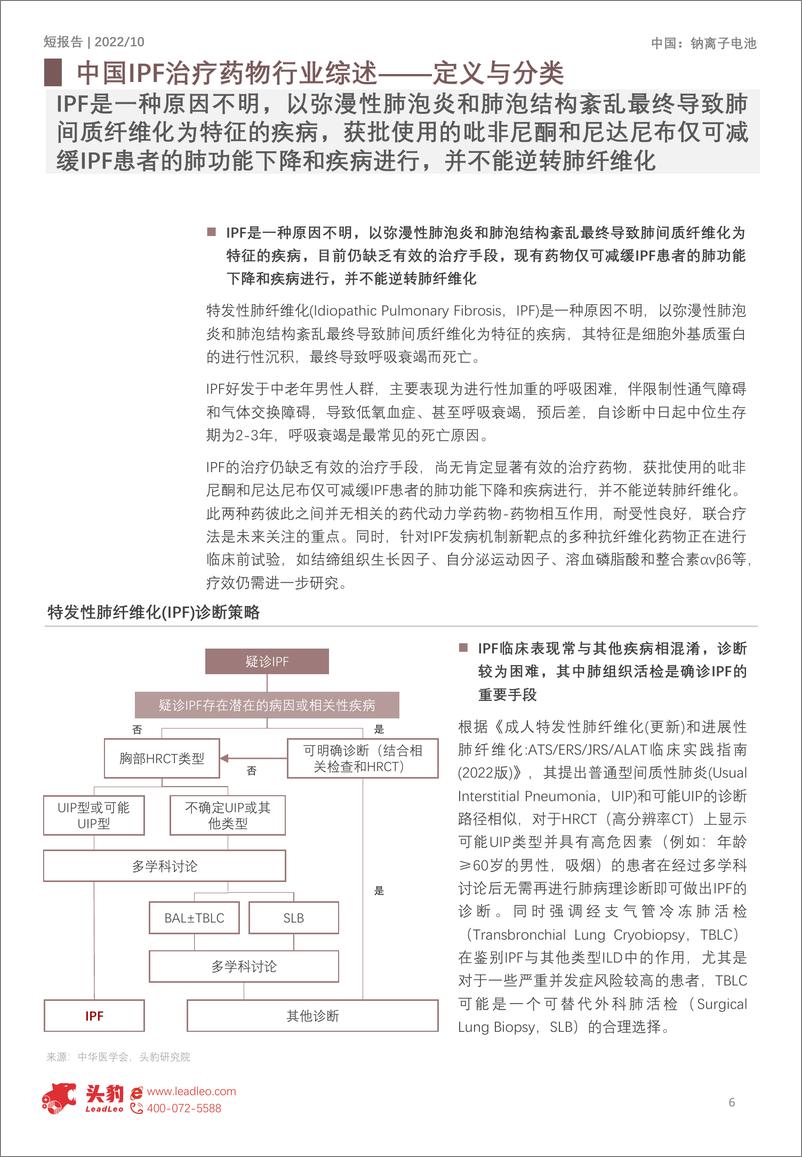 《头豹研究院-2024年中国特发性肺纤维化-IPF-治疗药物行业概览：创新肺纤维化靶向药物进入医保，患者端受益显著》 - 第6页预览图