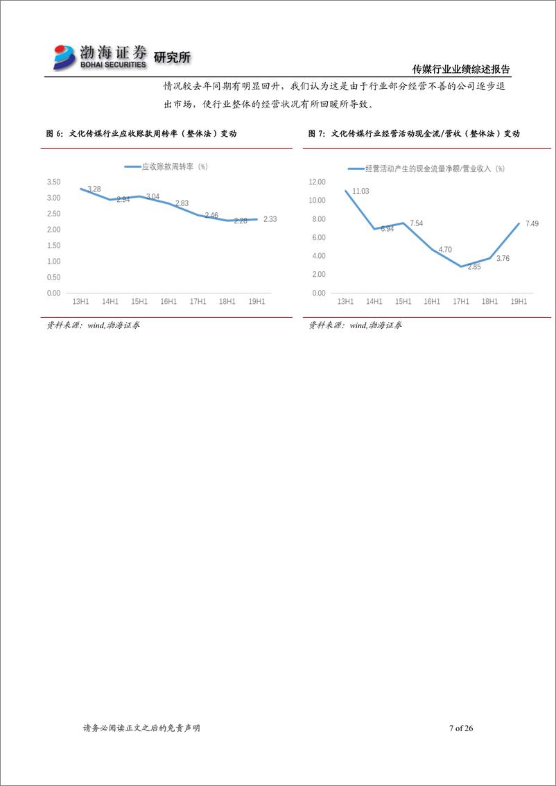 《传媒行业半年报综述：基本面仍处于整合期，关注业绩优质的龙头个股-20190905-渤海证券-26页》 - 第8页预览图