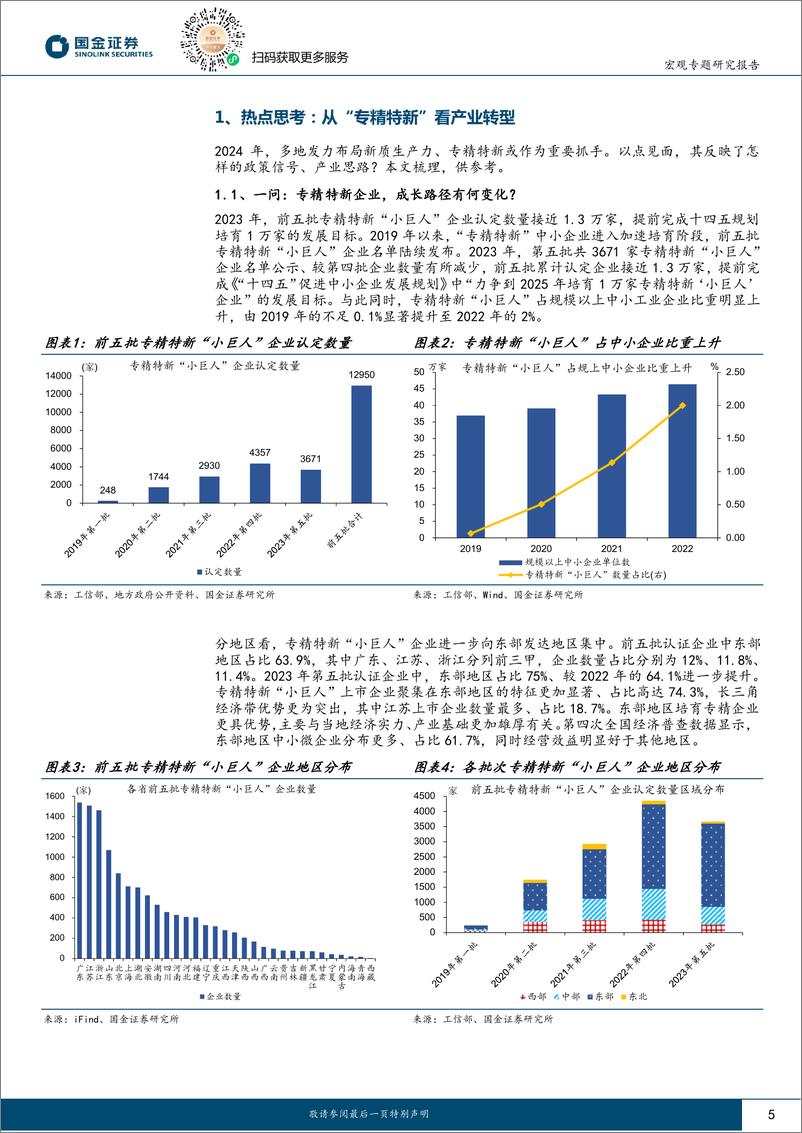 《见微知著系列之七十：从“专精特新”看产业转型-20240226-国金证券-21页》 - 第5页预览图