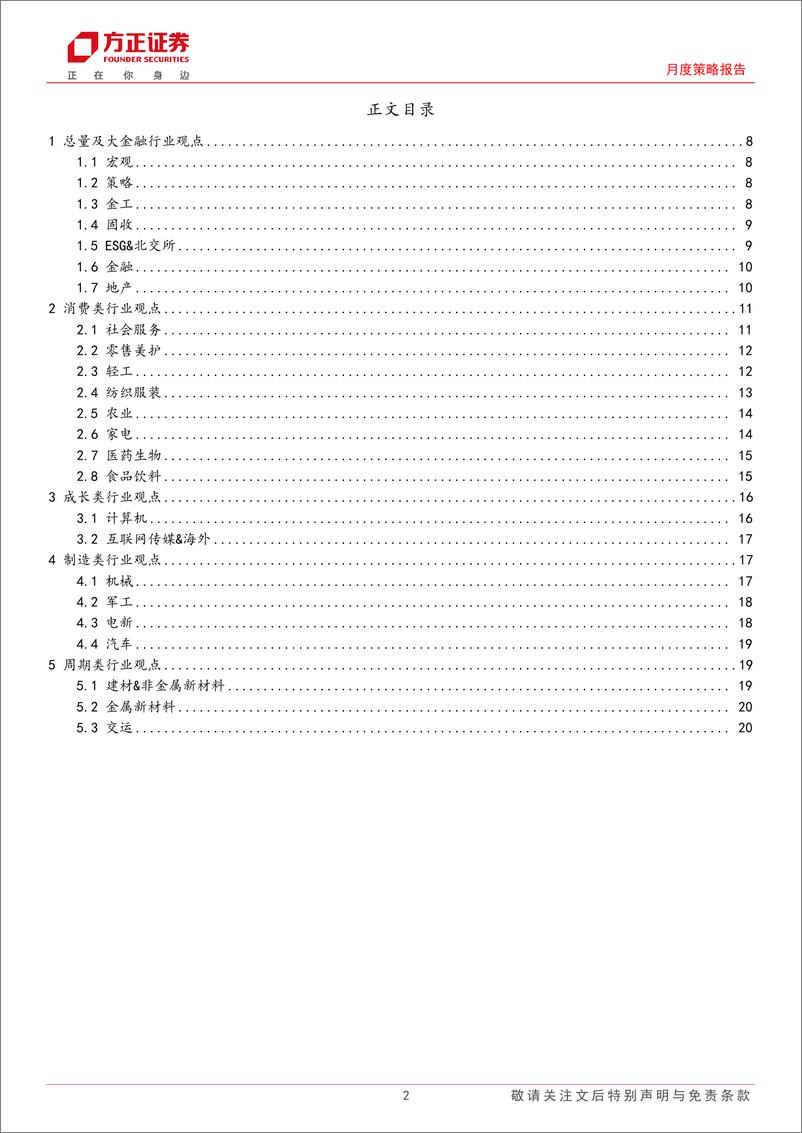 《月度策略报告：方正研究最新行业观点，12月联合月报-241130-方正证券-21页》 - 第2页预览图