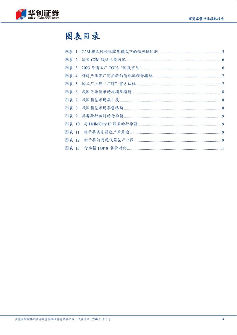 《商贸零售行业跟踪报告：淘工厂助力转型，江西新干行李箱产业探索“厂牌化”-241016-华创证券-14页》 - 第4页预览图