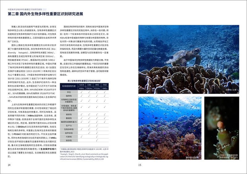 《中国海洋生物多样性重要区识别报告（1.0版简本）_中文-18页》 - 第8页预览图