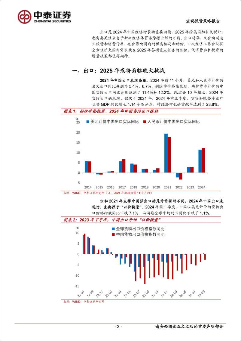 《2025年中国经济展望：聚焦最终需求-241223-中泰证券-25页》 - 第3页预览图