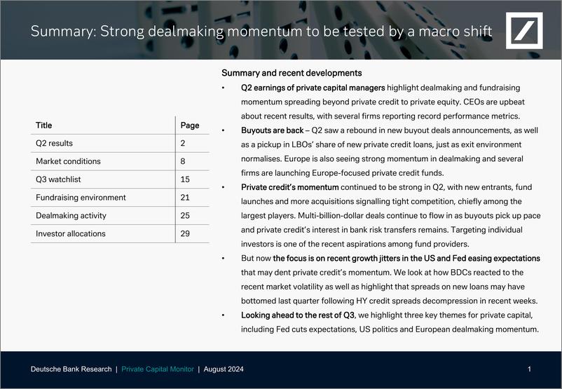 《Deutsche Bank-Thematic Research Private capital monitor Q3 and a host of...-109872790》 - 第2页预览图