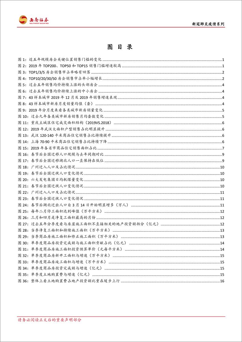 《房地产行业疫情影响定量分析：销售、复工、竣工与投资-20200321-西南证券-23页》 - 第4页预览图