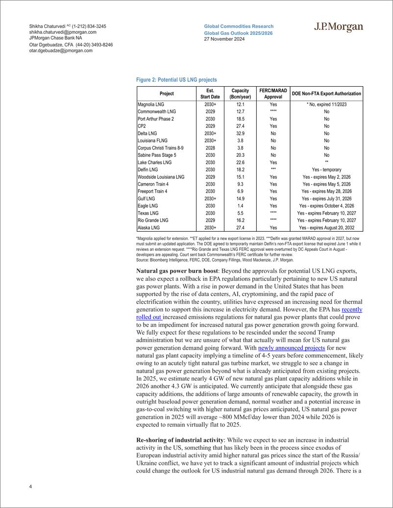 《JPMorgan-Global Gas Outlook 20252026 A tighter balance until supply ...-111861078》 - 第4页预览图