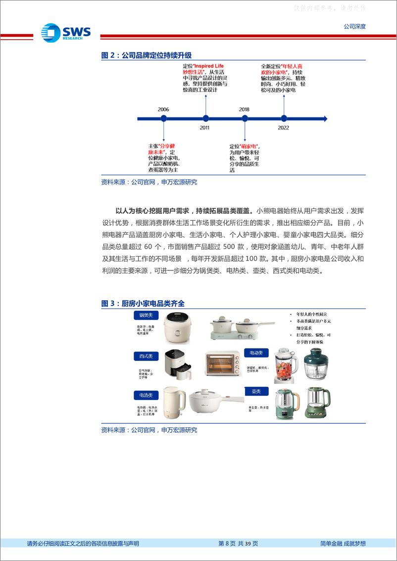 《申万宏源-小熊电器(002959)始于创意的小家电品牌，品类扩张看好长期发展-230606》 - 第8页预览图