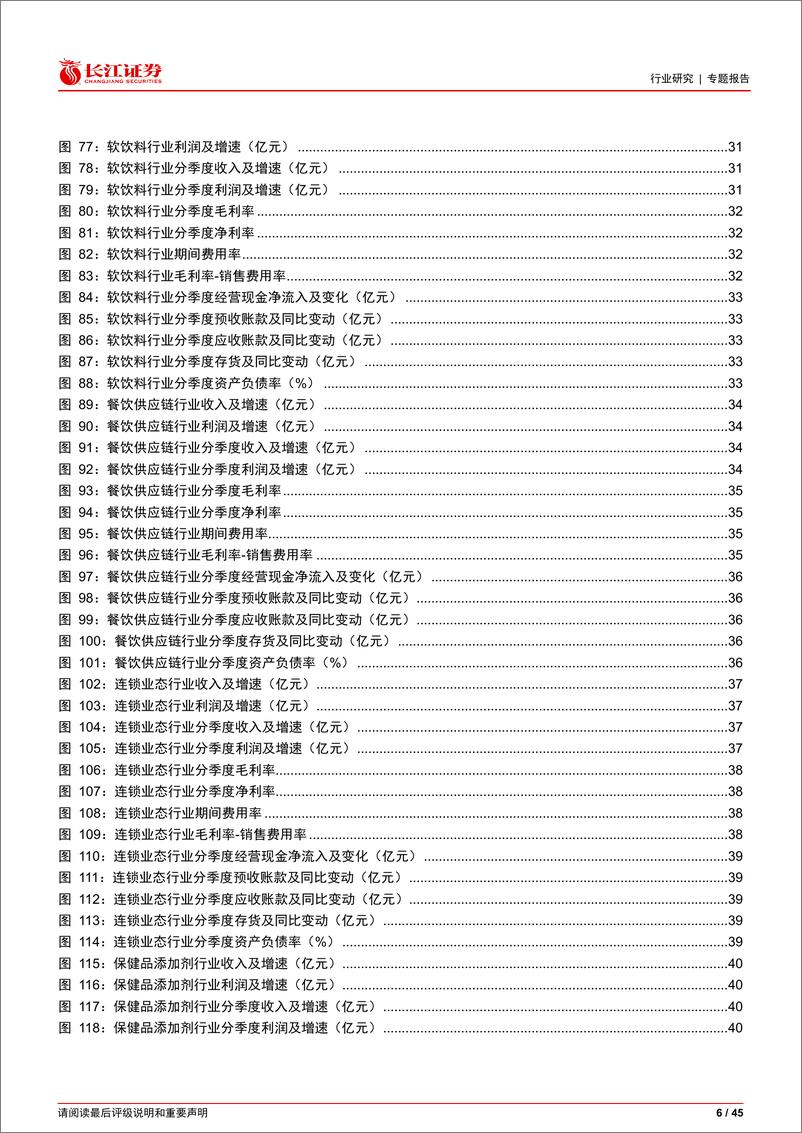 《食品饮料行业2024年三季报综述大众品篇：需求修复进行时，盈利趋势分化-241128-长江证券-45页》 - 第6页预览图