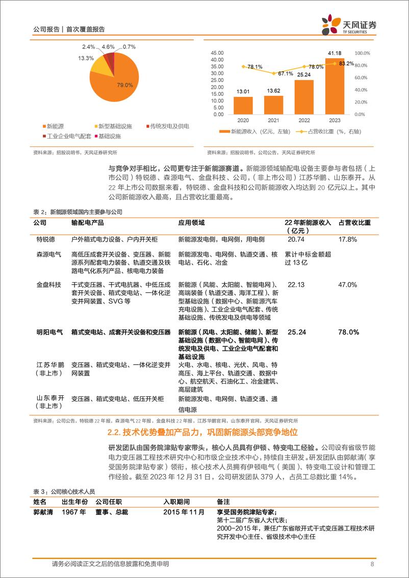 《天风证券-明阳电气-301291-新能源变压器领军企业，国内海外共振》 - 第8页预览图