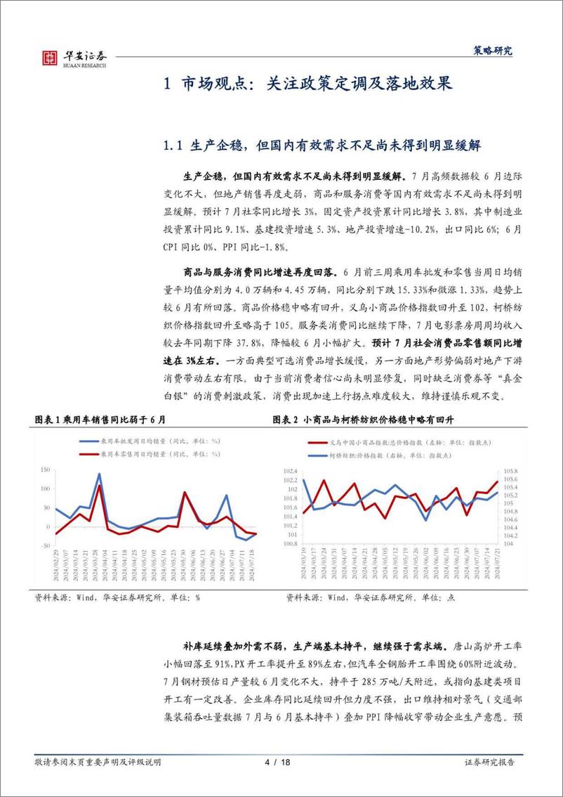 《策略研究：耐心等待春风起，围绕“确定性”布局-240728-华安证券-18页》 - 第4页预览图