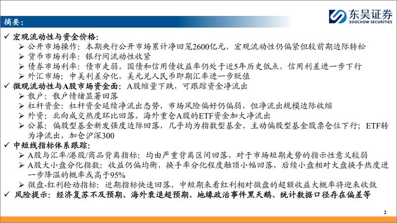 《资金流向和中短线指标体系跟踪(五)：沪深300ETF净流入加速，杠杆资金情绪边际改善-250113-东吴证券-26页》 - 第2页预览图