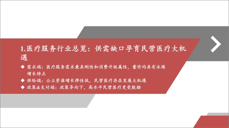 《供需缺口孕育民营医疗大机遇，细分赛道模式各异-太平洋证券-2022.11.13-92页》 - 第6页预览图