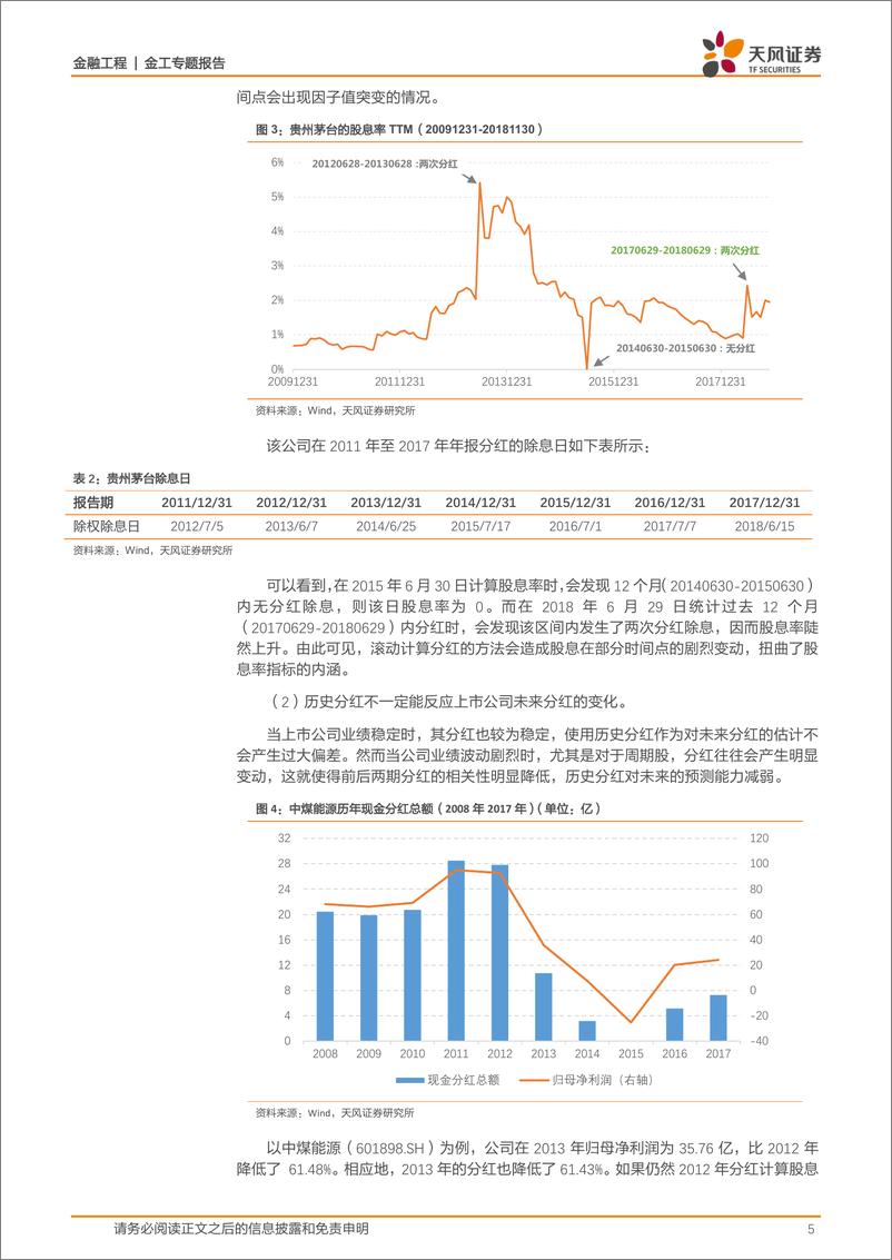 《天风证2018120天风证券金融工程专题报告：股息率因子全解析》 - 第5页预览图