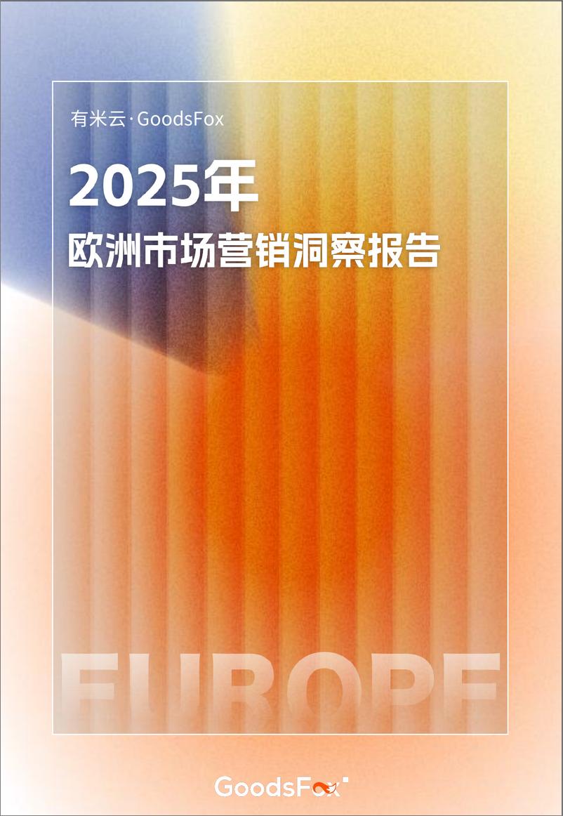 《GoodsFox｜2025年欧洲市场营销洞察报告》-27页 - 第1页预览图