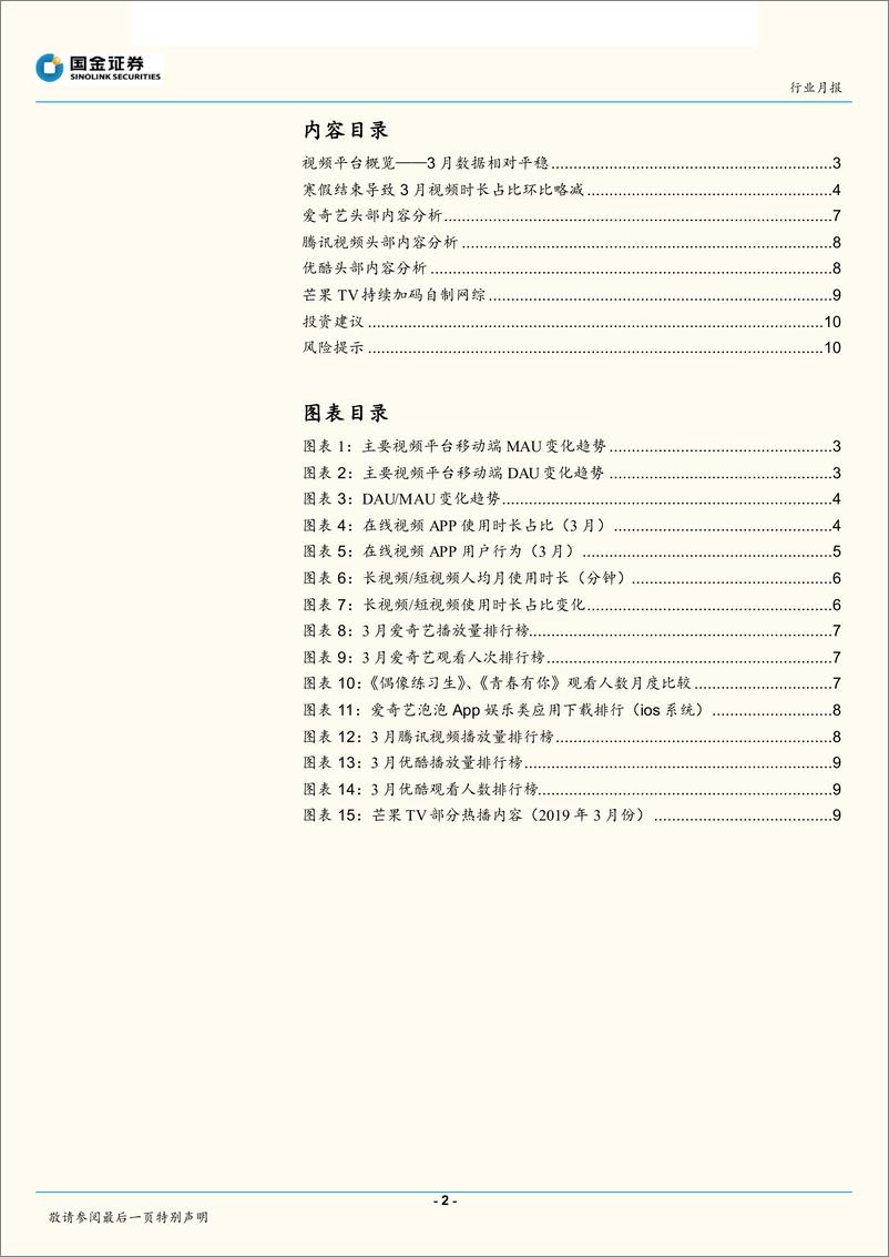 影视传媒行业2019年3月视频专题分析：《都挺好》各大视频平台热播-20190423-国金证券-12页 - 第3页预览图