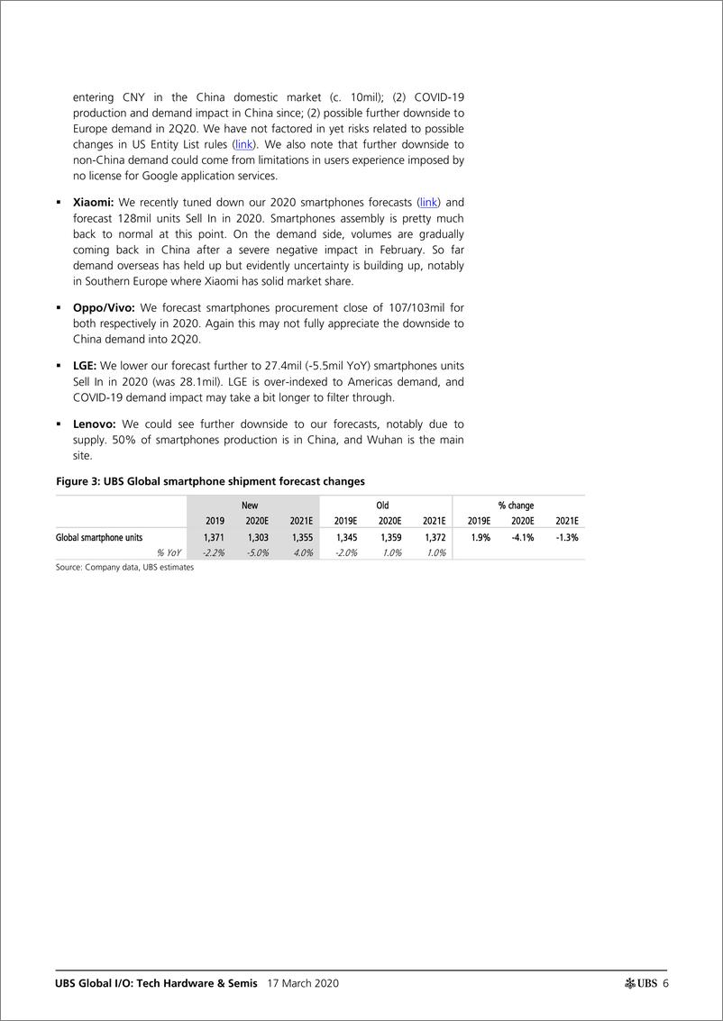 《瑞银-全球-科技行业-全球科技硬件与半导体行业：2020年Q1亚太科技之旅-2020.3.17-26页》 - 第7页预览图