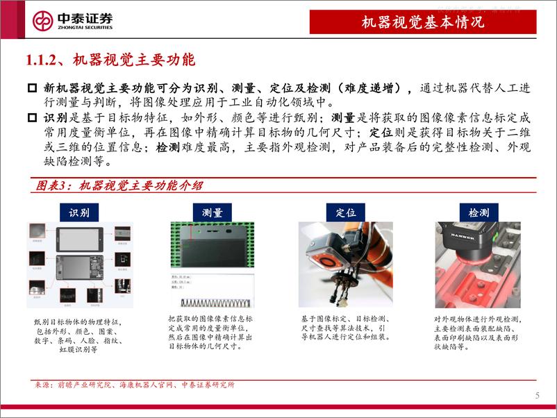 《中泰证券-机械行业机器视觉专题报告：AI+机器视觉，应用场景持续拓展-230616》 - 第5页预览图