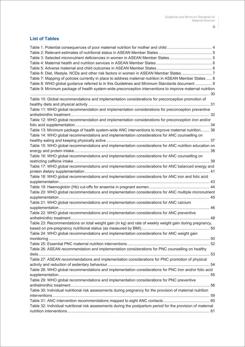 《东盟-产妇营养指南和最低标准（英）-2024-163页》 - 第7页预览图