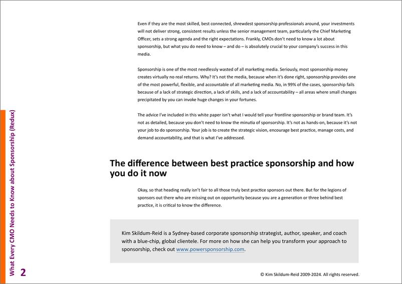 《每个CMO都需要了解赞助-CMO Council》 - 第3页预览图