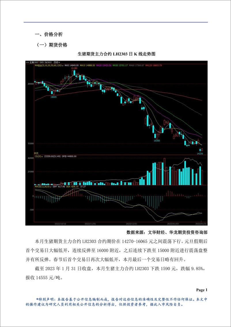 《生猪月报：基本面供强需弱，或维持震荡偏空-20230201-华龙期货-19页》 - 第3页预览图