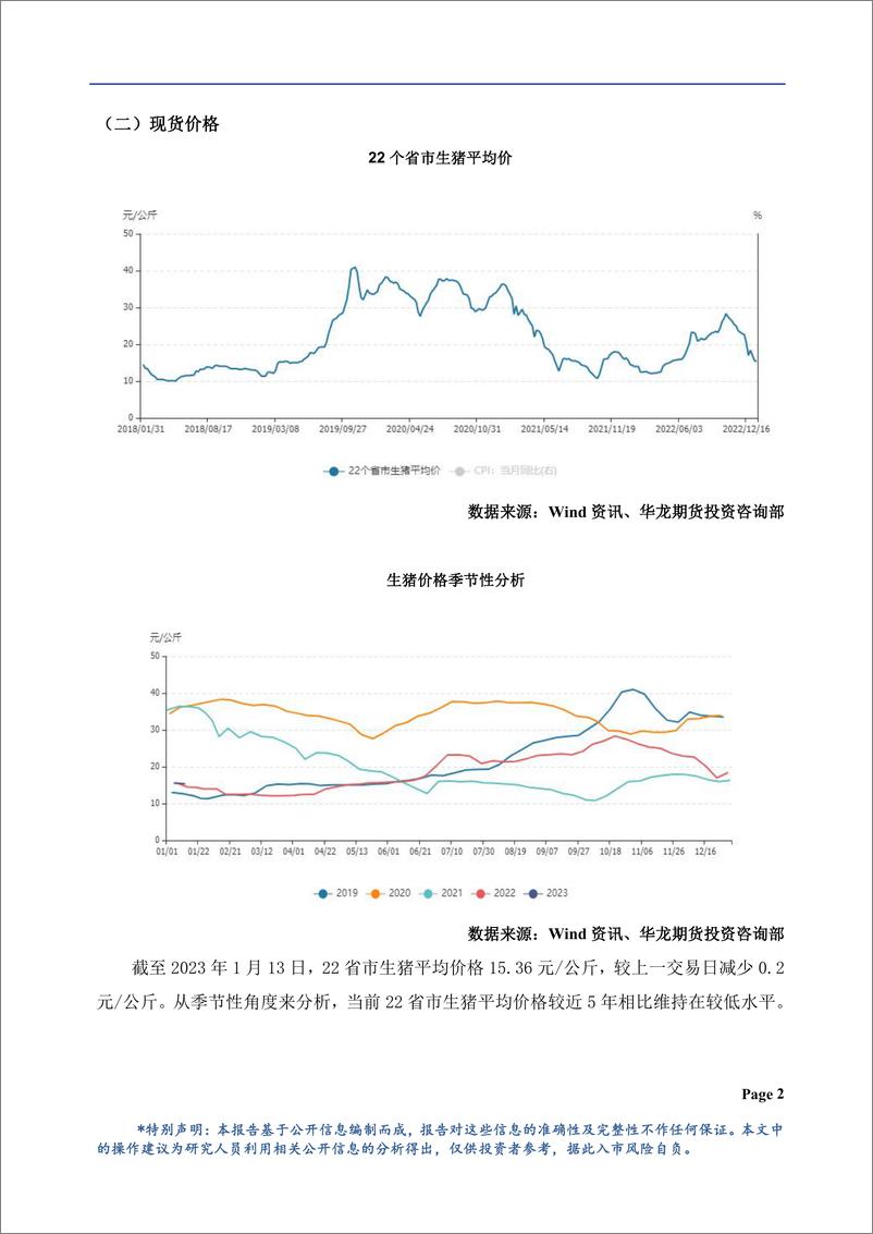 《生猪月报：基本面供强需弱，或维持震荡偏空-20230201-华龙期货-19页》 - 第4页预览图