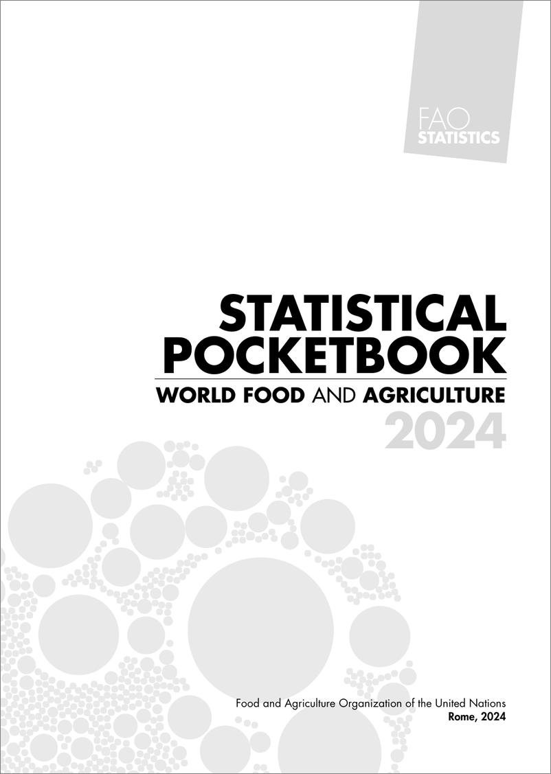 《世界粮食和农业-2024年统计手册（英）-140页》 - 第3页预览图