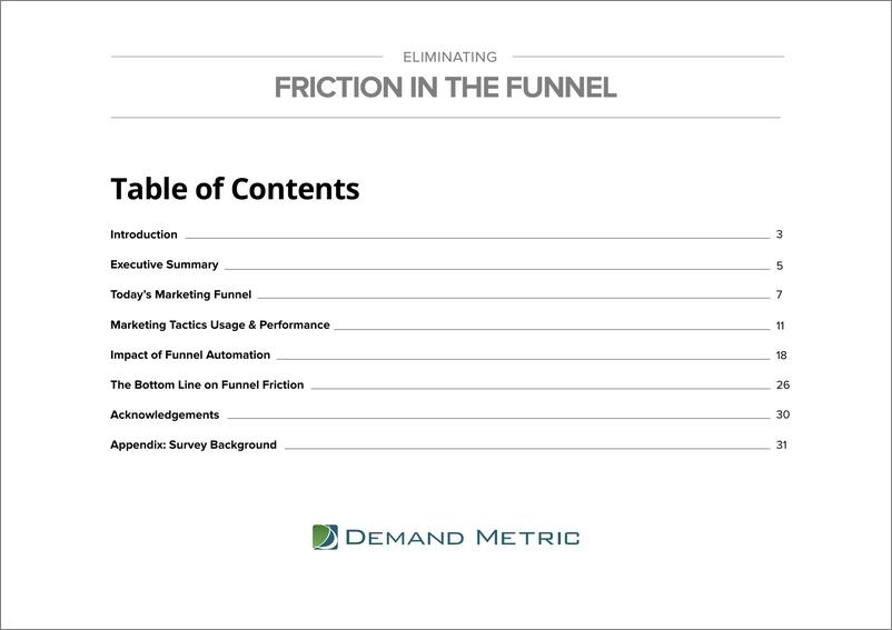 《Demand Metric-报告：营销漏斗中的摩擦（英文）-2019.9-32页》 - 第3页预览图