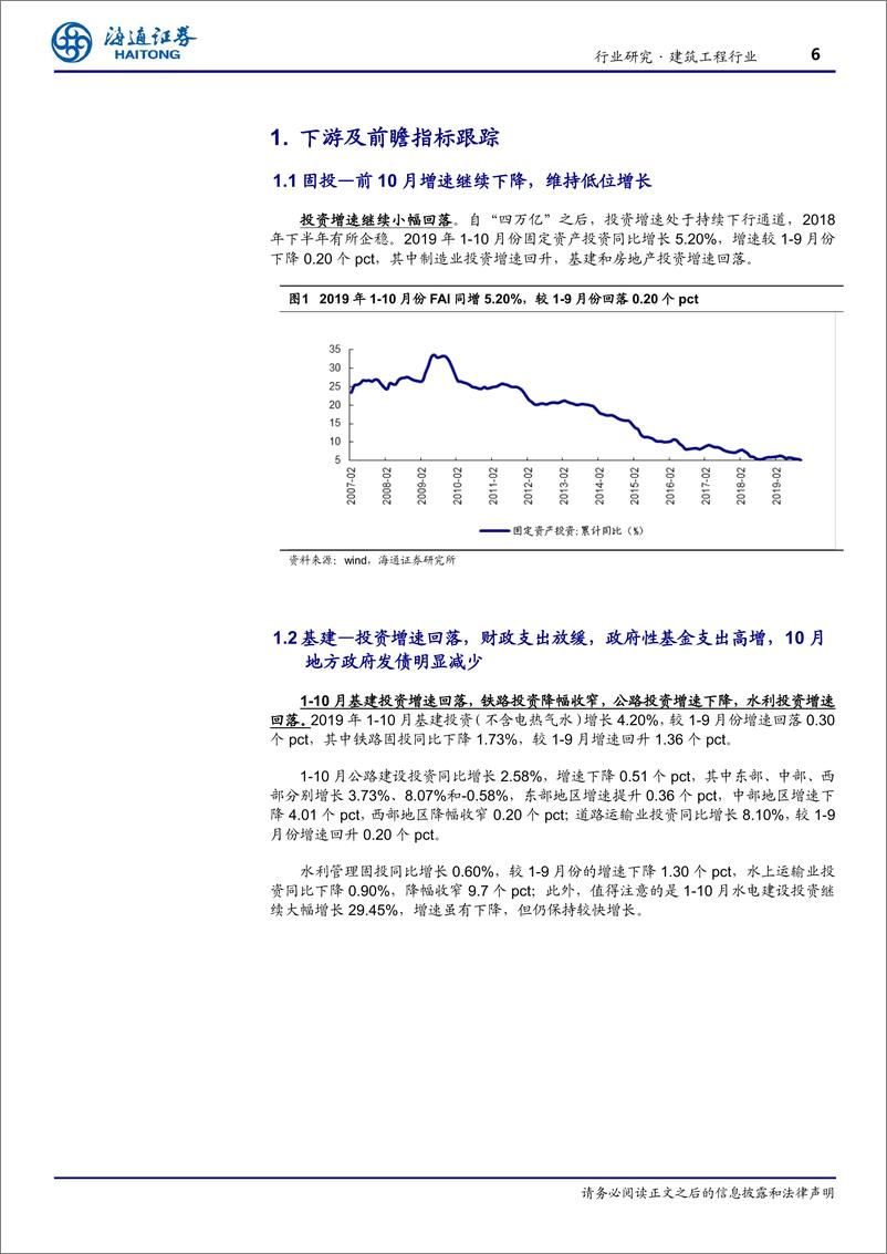 《建筑工程行业月度跟踪1911：基建金融工具创新不断，资金到位有望改善-20191202-海通证券-18页》 - 第7页预览图