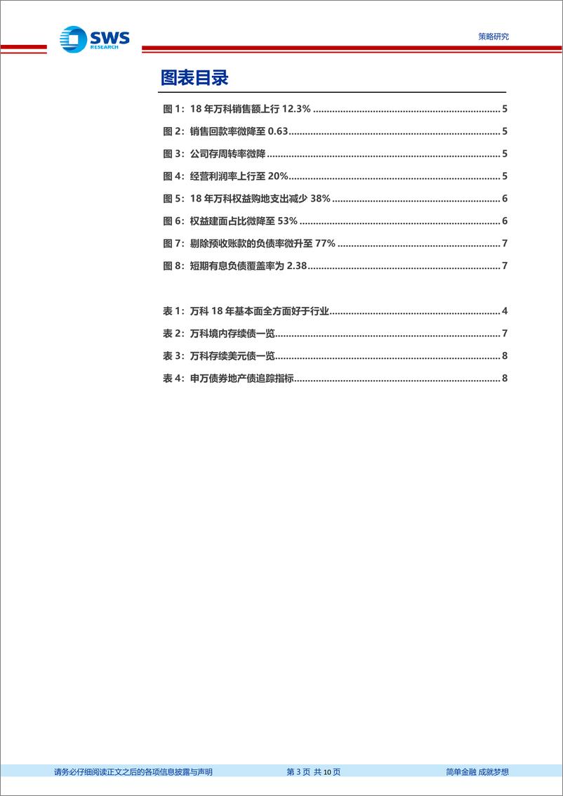 《地产债18年报及偿债能力点评（1）：万科龙头地位继续巩固，财务持续稳健-20190419-申万宏源-10页》 - 第4页预览图