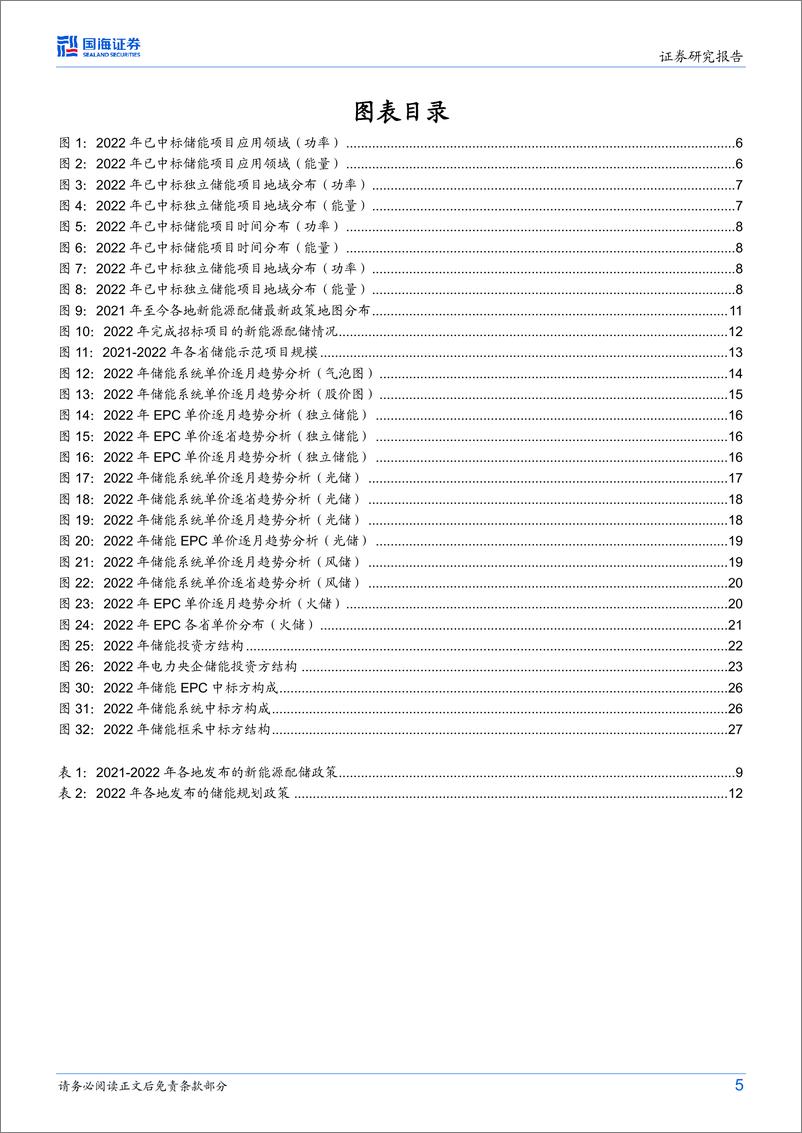 《电力设备行业专题研究：储能行业跟踪报告2，2022年我国电化学储能招中标数据分析与回顾-20230321-国海证券-35页》 - 第6页预览图