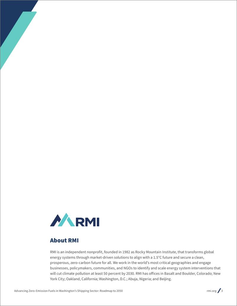 《推进华盛顿航运的零排放燃料_2050年路线图-RMI》 - 第3页预览图